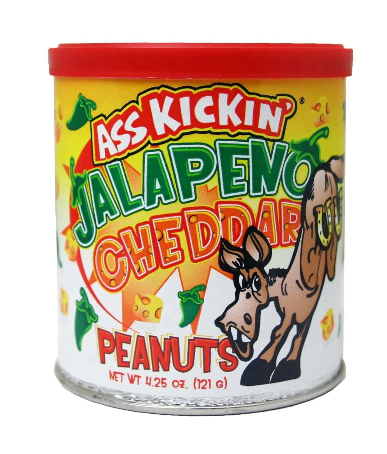 Ass kickin jalapeño cheddar peanuts