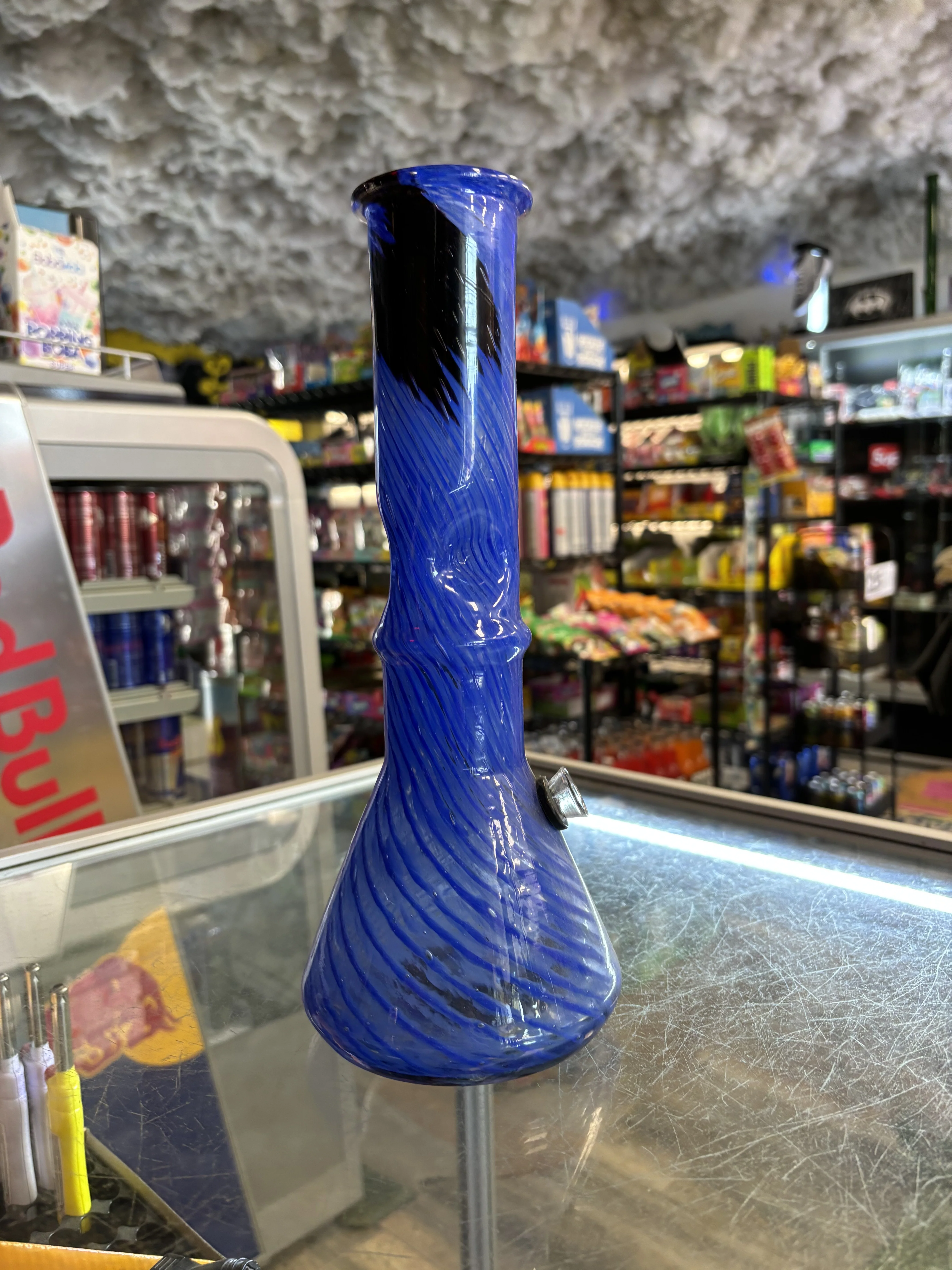 Blue/Black Bong