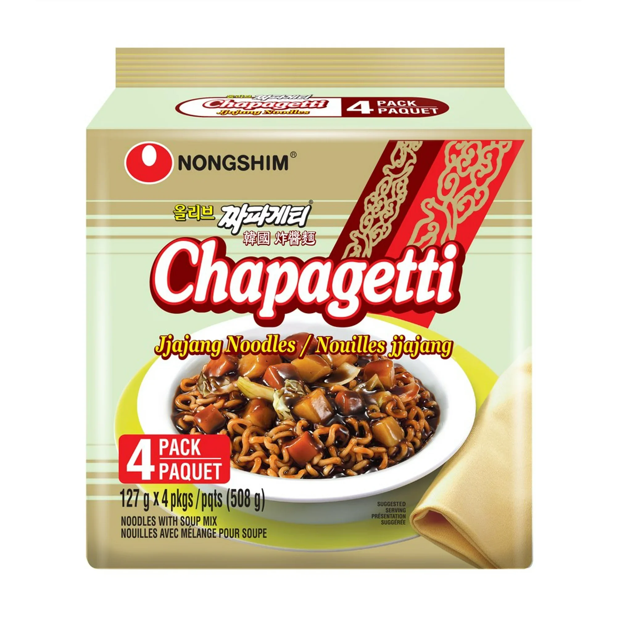 Chapagetti Noodles 4 Pack (508g)