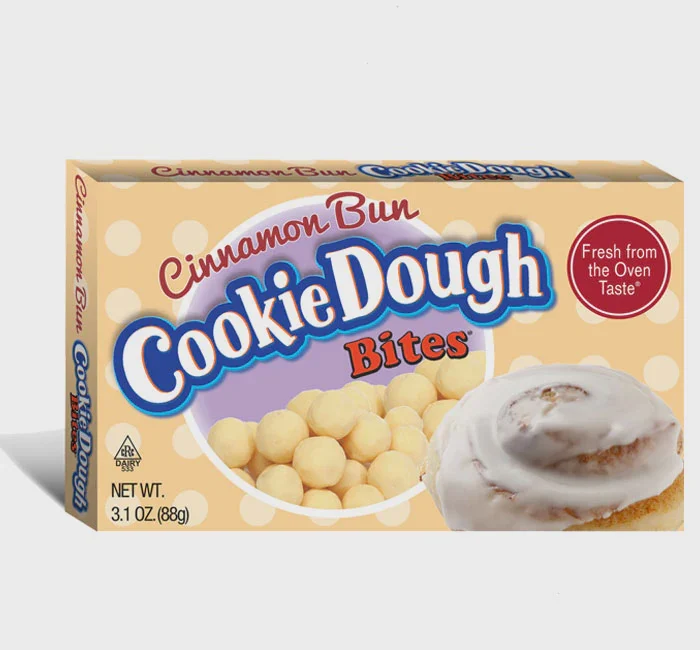 COOKIE DOUGH BITES - CINNAMON BUN CUPCAKE