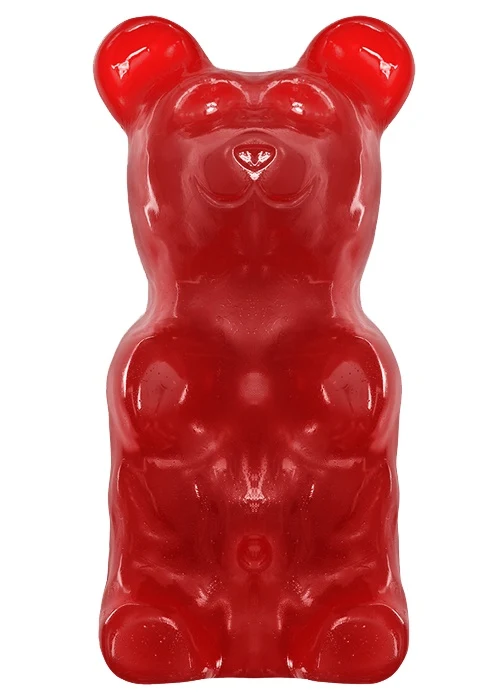 GGB GIANT 5 LB GUMMY BEAR - CHERRY 5 LB