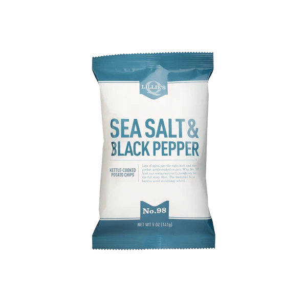 Lillies Sea Salt & Black Pepper Kettle Chips