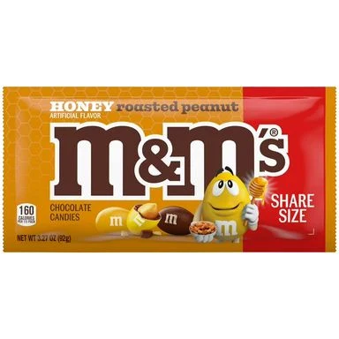 M&M Honey Roasted Peanut Share Size 3.27oz