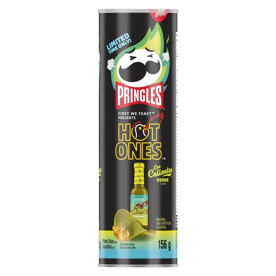 Pringles Hot Ones Potato Chips (158g) - Image 2