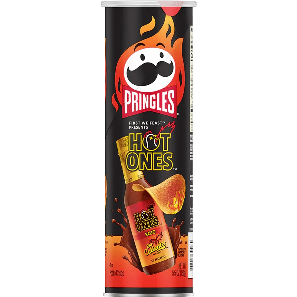 Pringles Hot Ones Potato Chips (158g) - Image 3