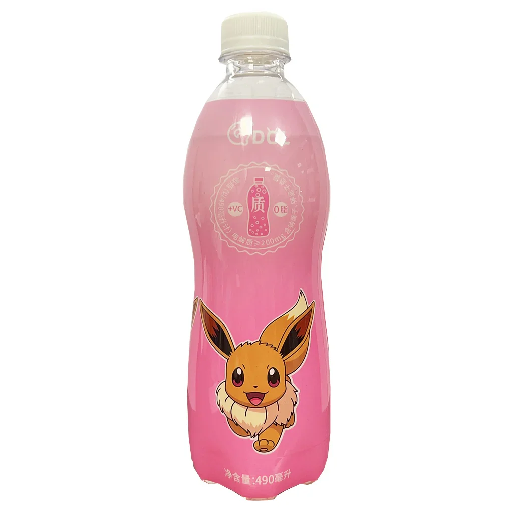 Qdol Eevee Peach Sparkling Water 490ml